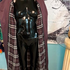 Classic Burberry Lined Overcoat